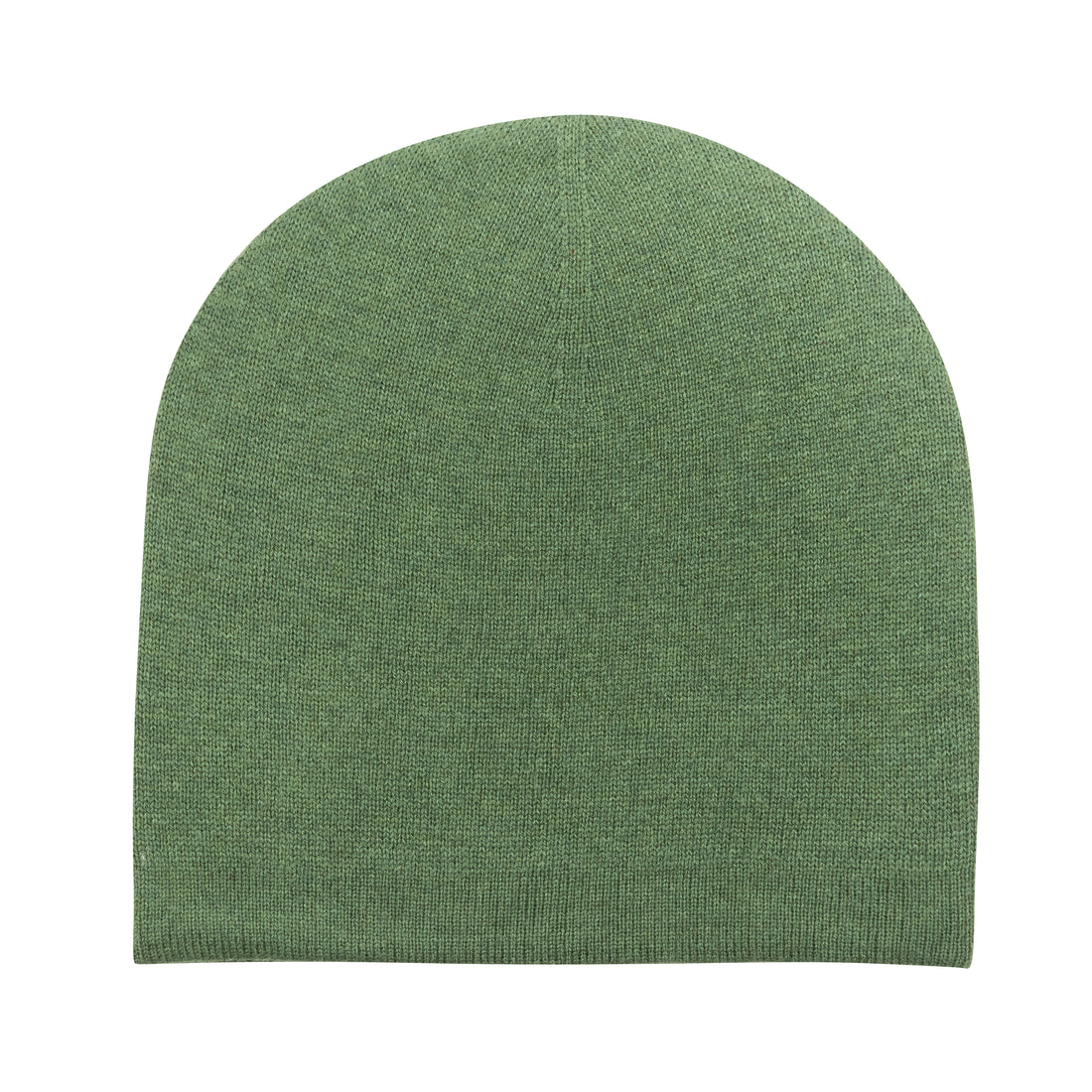 Kaschmirmütze Beanie glatt grün