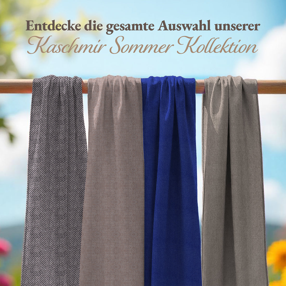 Kaschmirtuch pink einfarbig