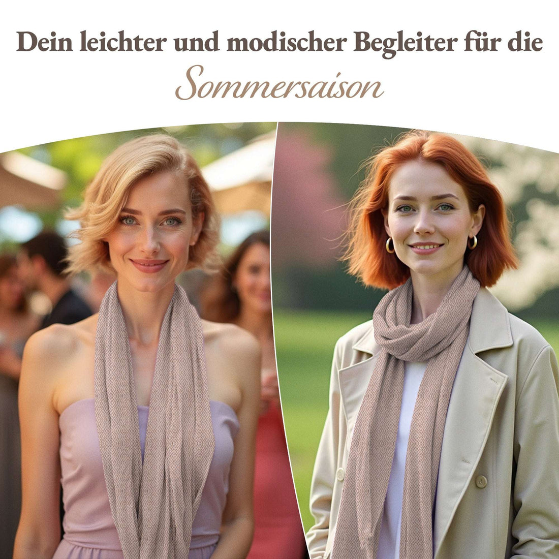 Kaschmirtuch braun mit Karomuster/ kariert